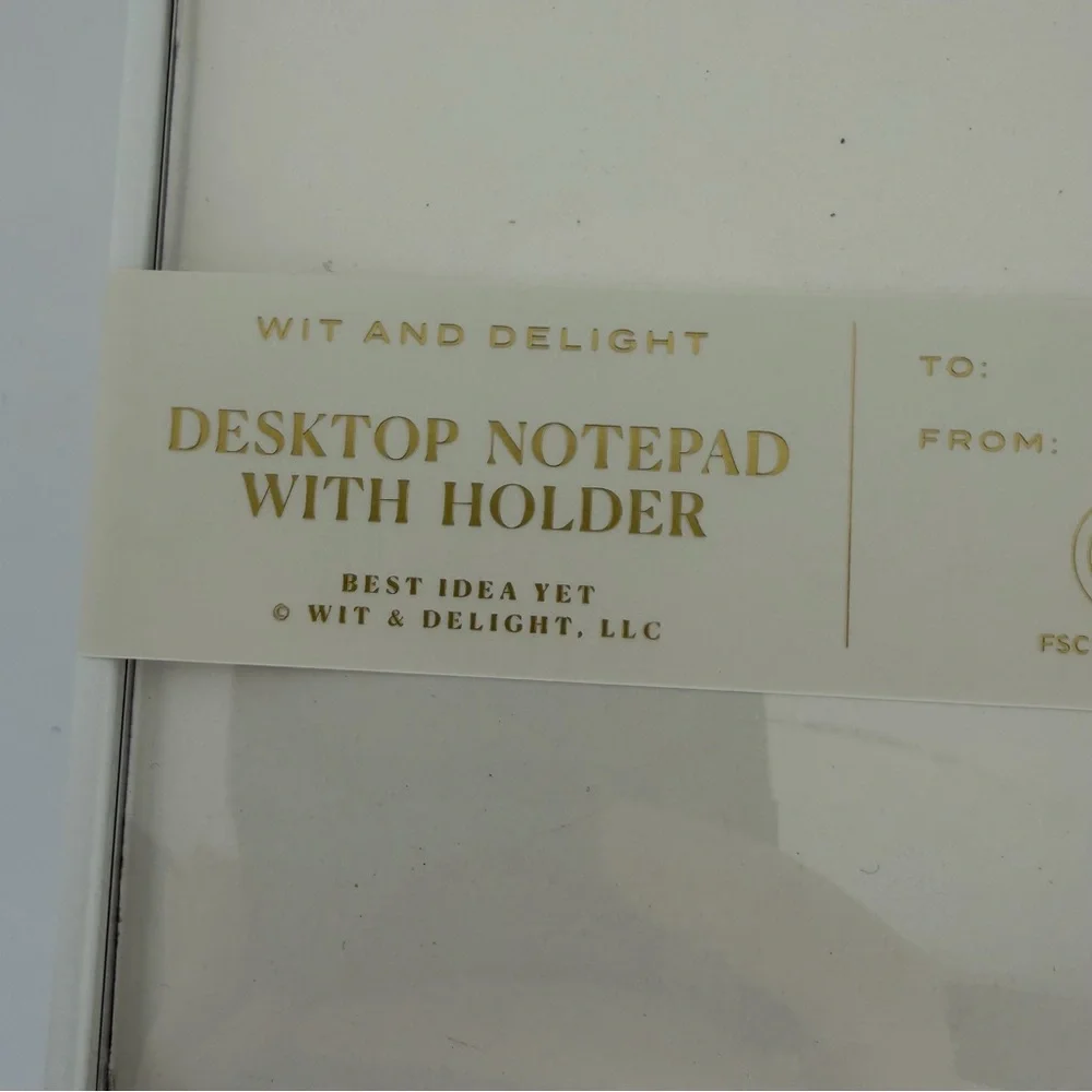Best Idea Yet Desktop Notepad with Holder